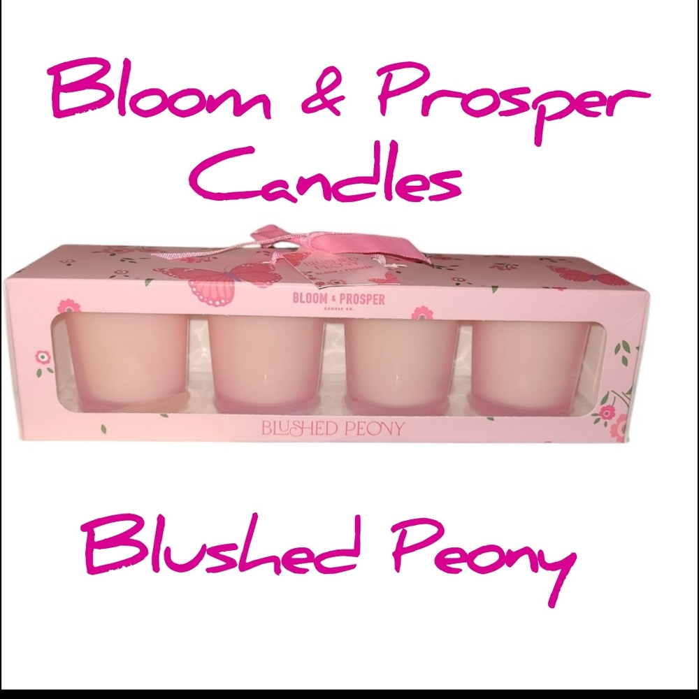 Bloom + Prosper Blushed Peony Candle Set